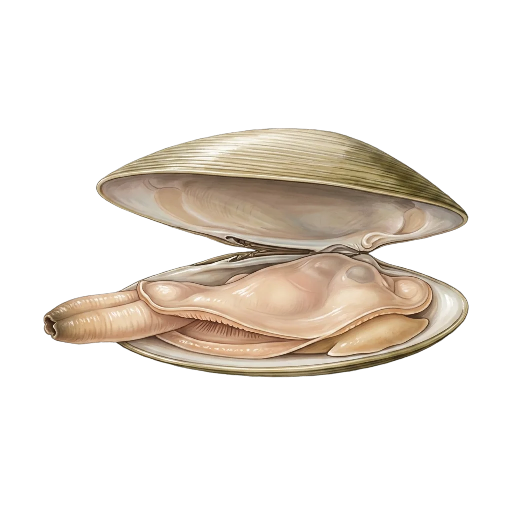 Kum Şirlanı (Tellina) çizimi